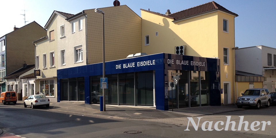 Umbau Blaue Eisdiele in Bad Kreuznach Bild 1