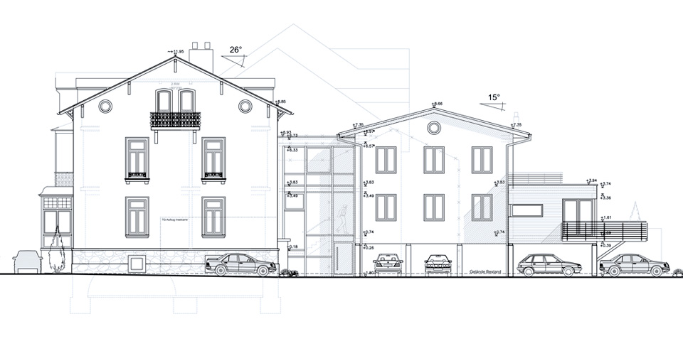Sanierung Vorderhaus mit Denkmalschutz und Erweiterung eines Altenteil in Bad Kreuznach Bild 3