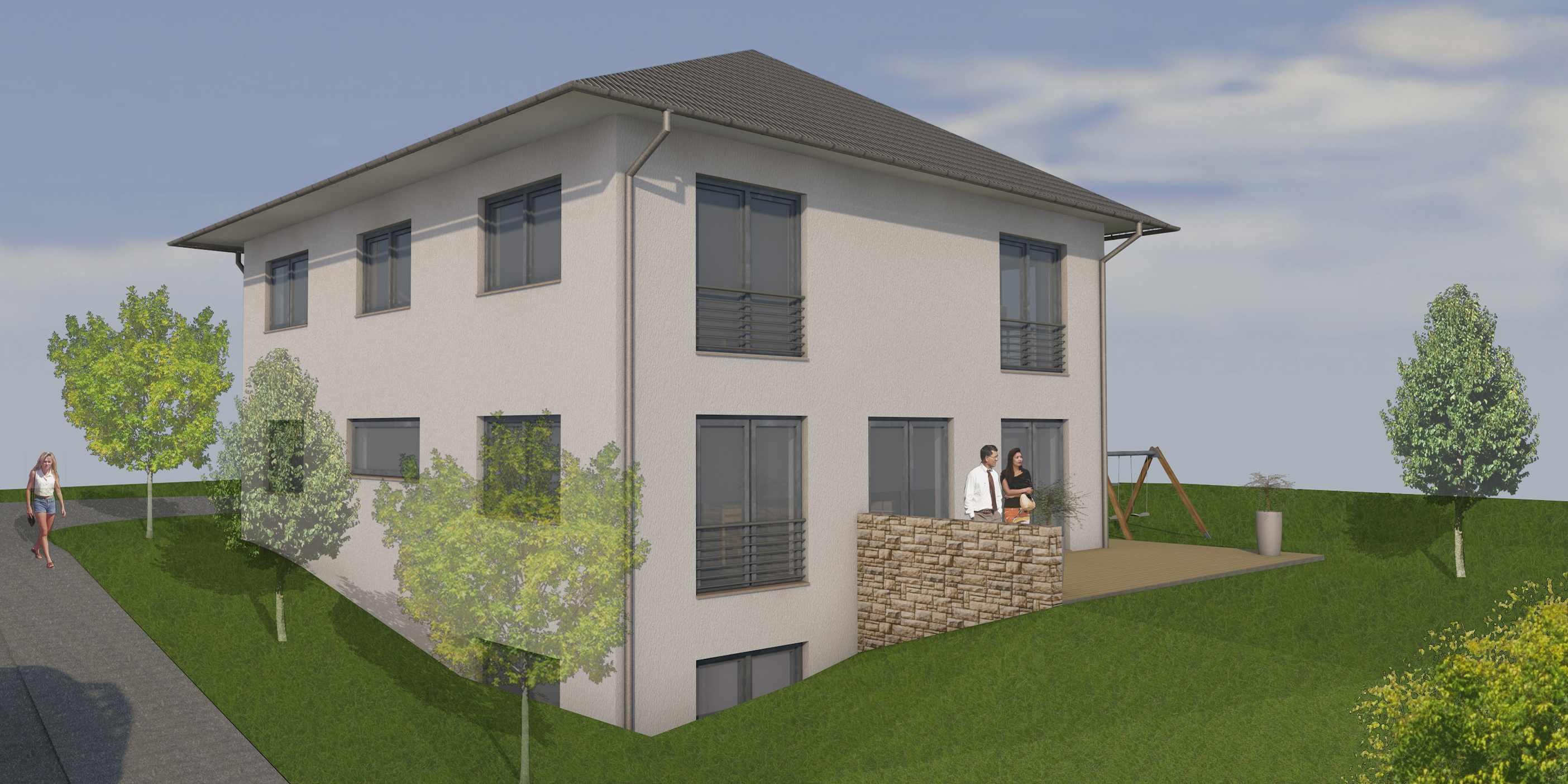 Neubau Einfamilienhaus in Nieder-Olm Bild 1