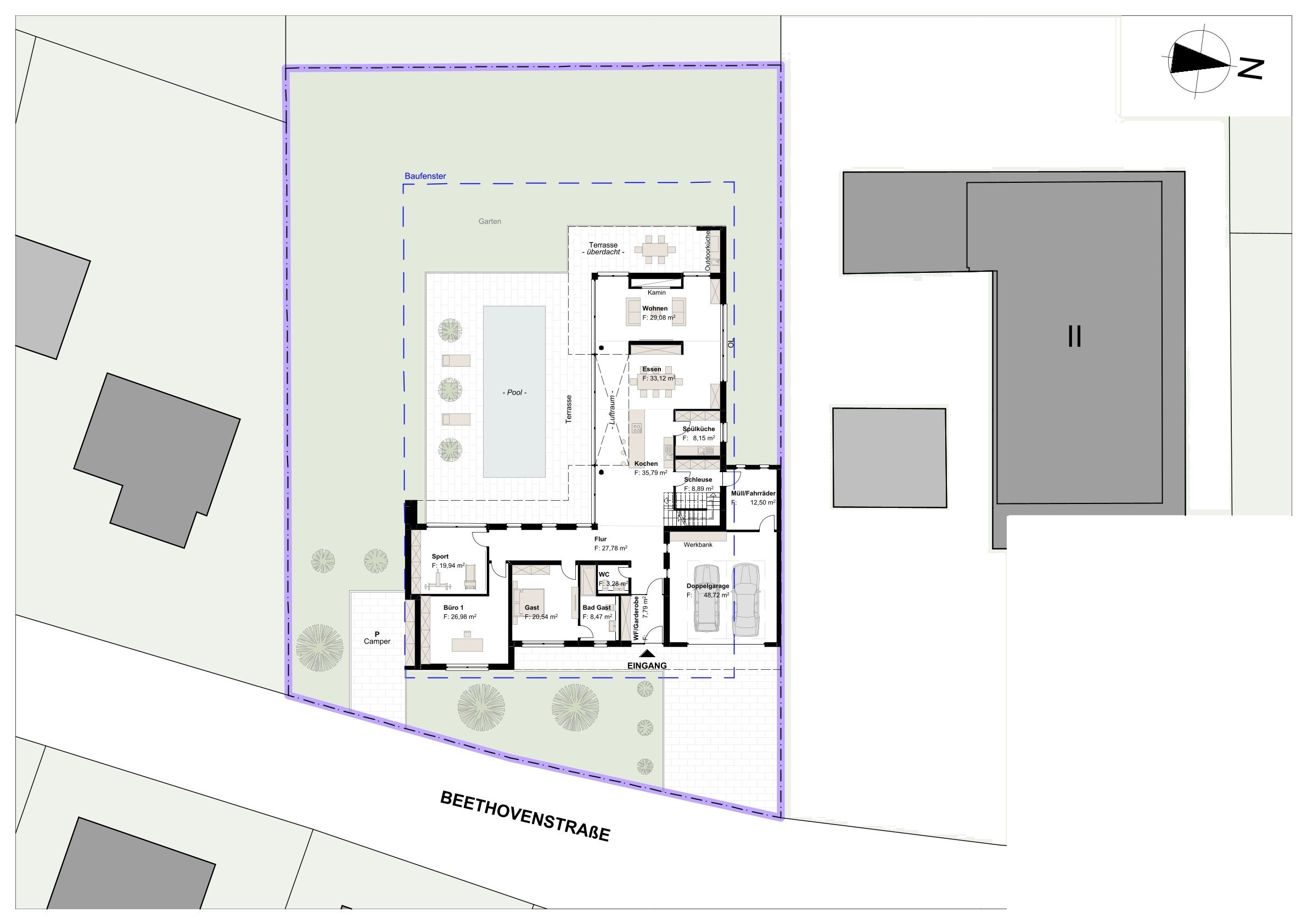 Neubau Wohnhaus mit Doppelgarage in Langenlonsheim 2
