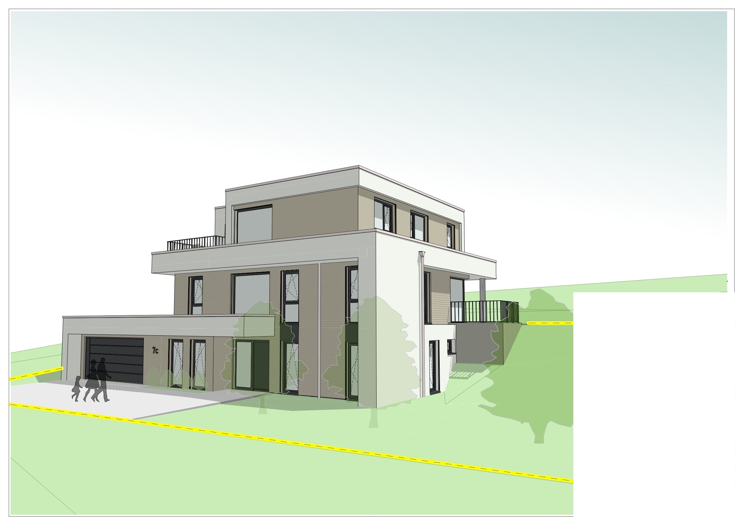 Neubau Einfamilienwohnhaus mit Doppelgarage in Guldental 2