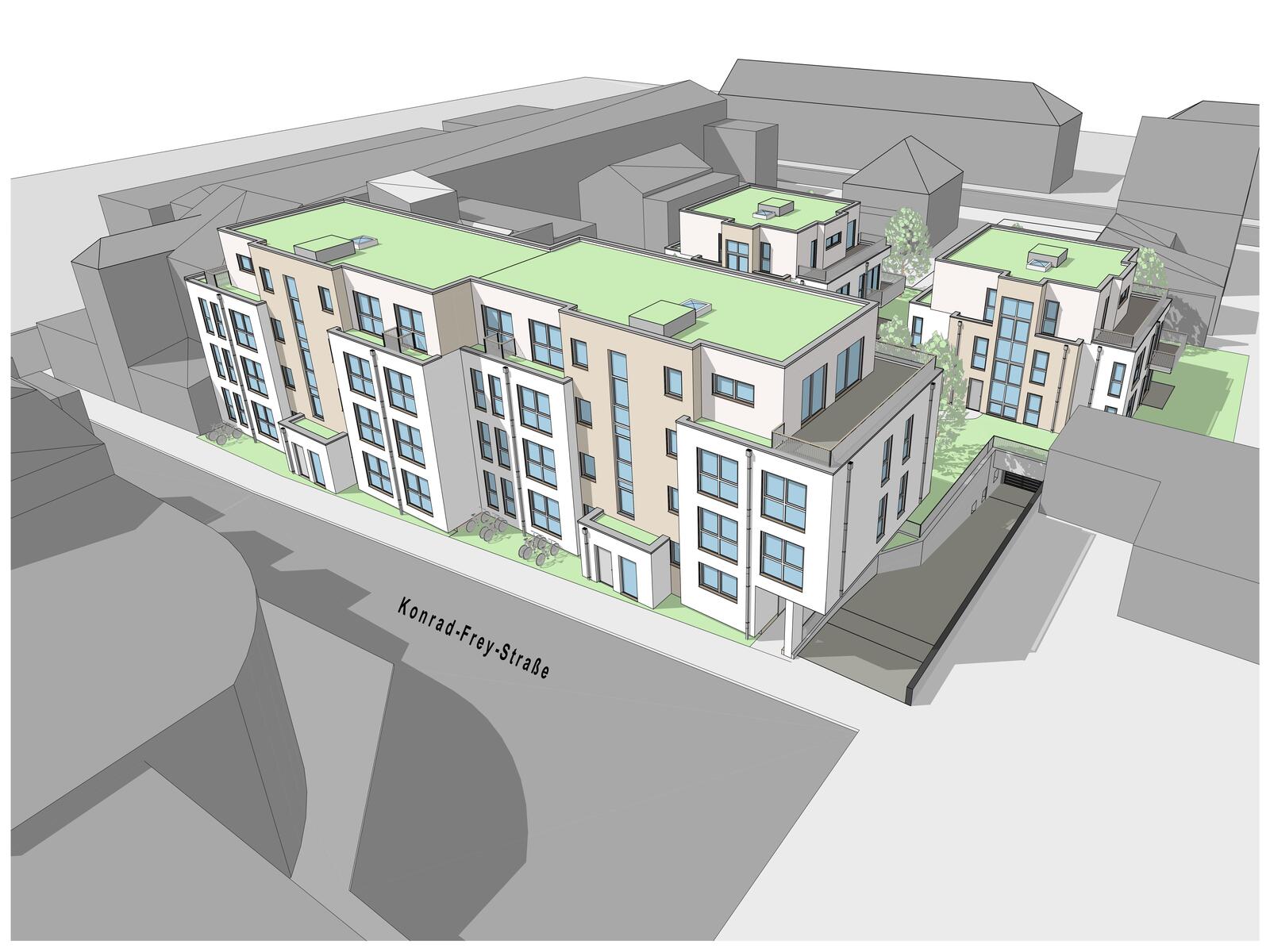 Neubau voneiner Wohnanlage in Bad Kreuznach Bild 3