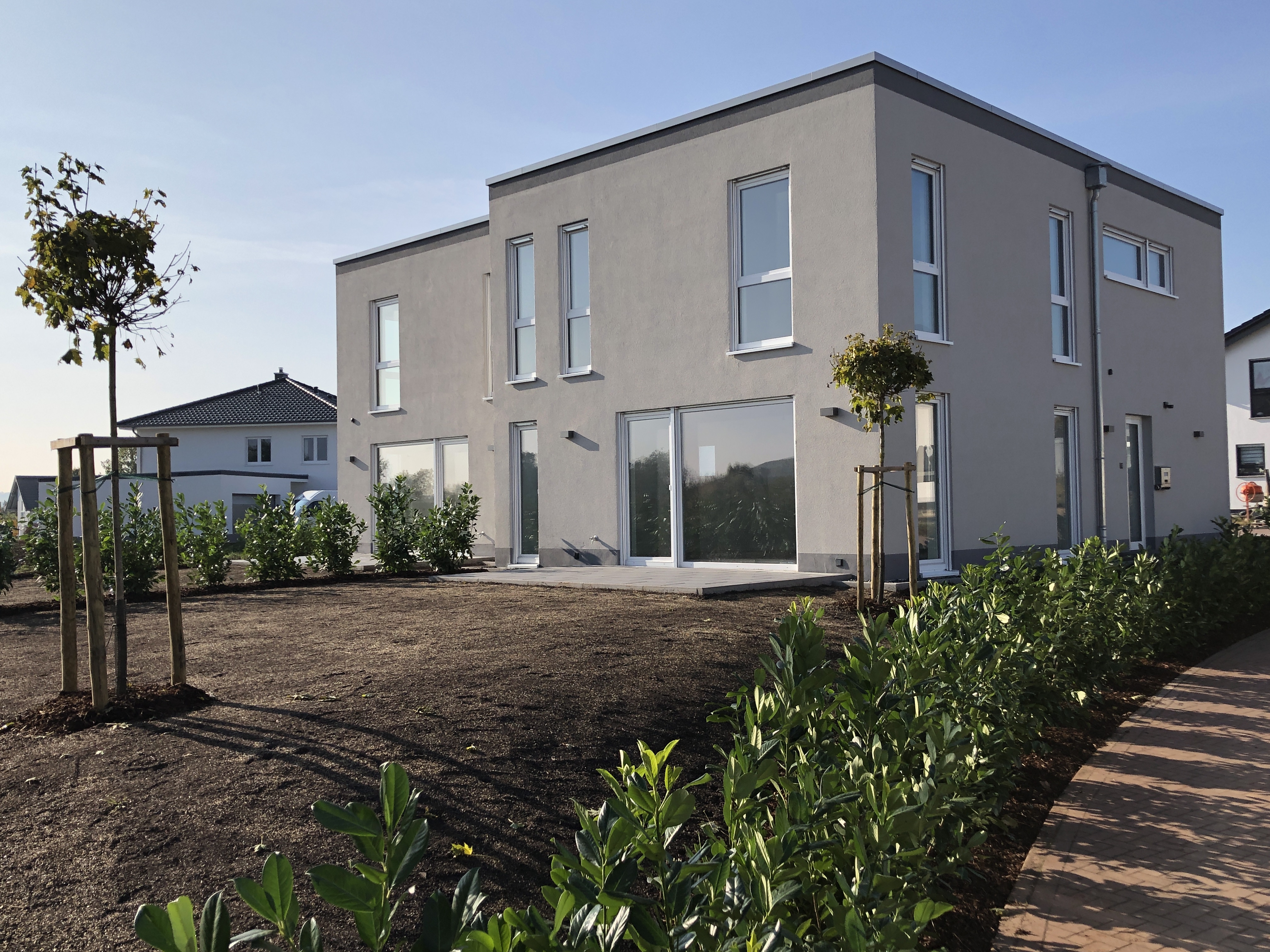 Neubau Doppelhaushälfte in Roxheim  1