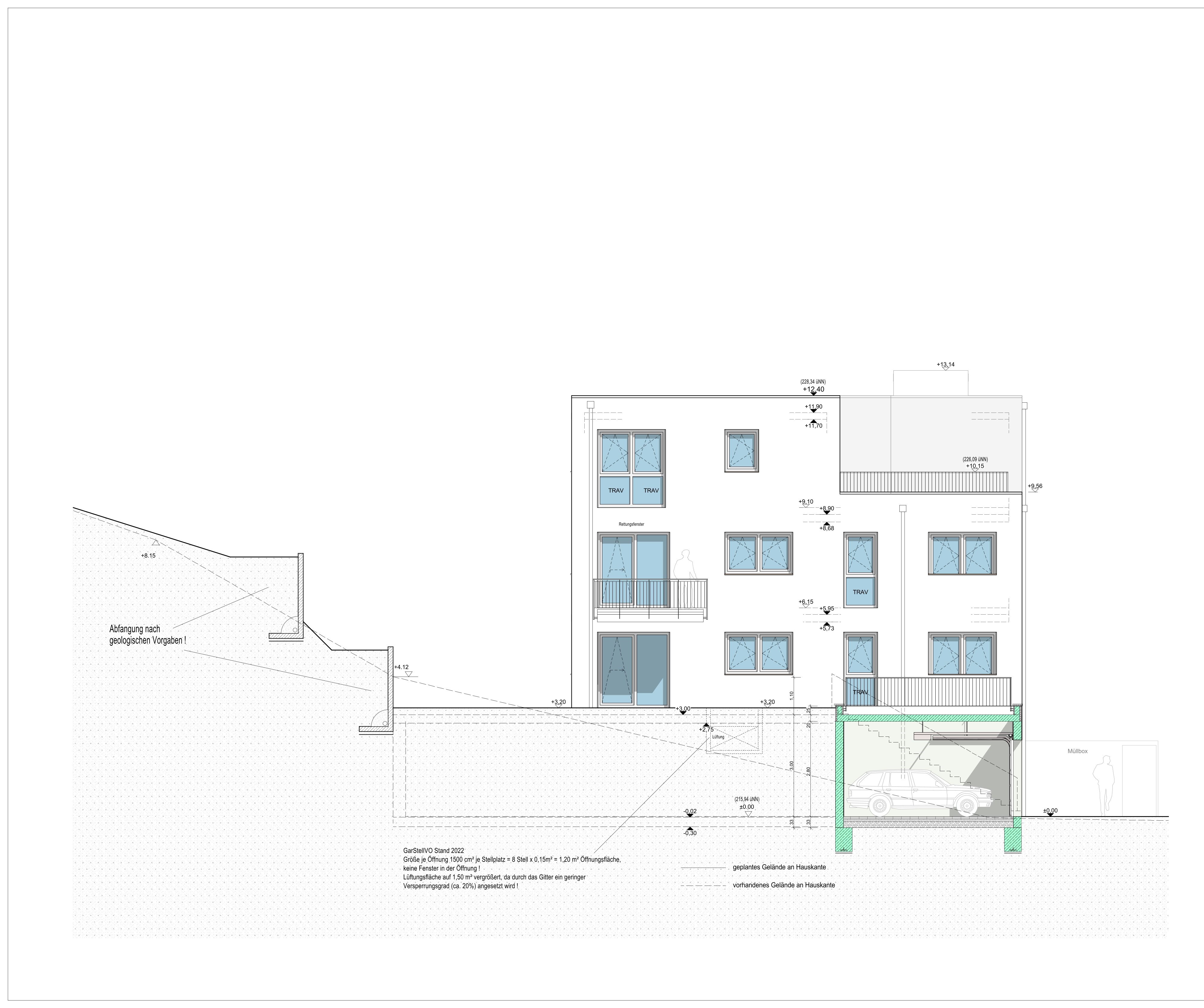 Neubau Mehrfamilienhaus mit 8 WE und einer Tiefgarage 2