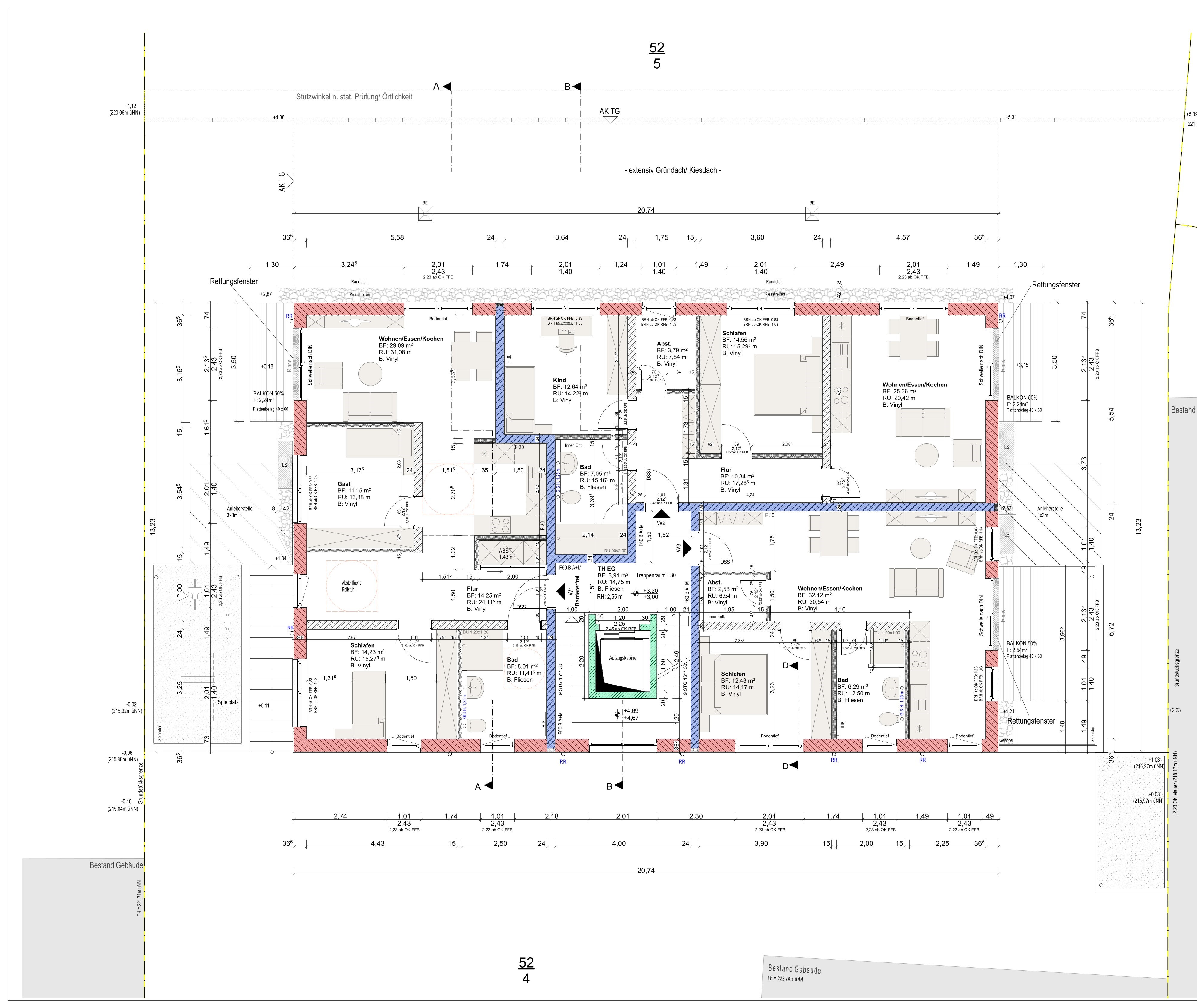Neubau Mehrfamilienhaus mit 8 WE und einer Tiefgarage 3